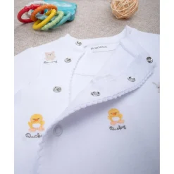 Mono unisex sonrisa bordados por todas partes