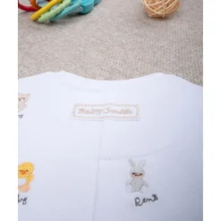 Mono unisex sonrisa bordados por todas partes