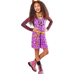 Monster High - Disfraz classic con vestido y diadema para Carnaval, Navidad, Fiestas y Halloween
