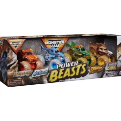 Monster Jam - Pack 4 vehículos Power Beasts