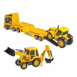 Motor & Co - Camión de transporte con 2 vehículos de construcción