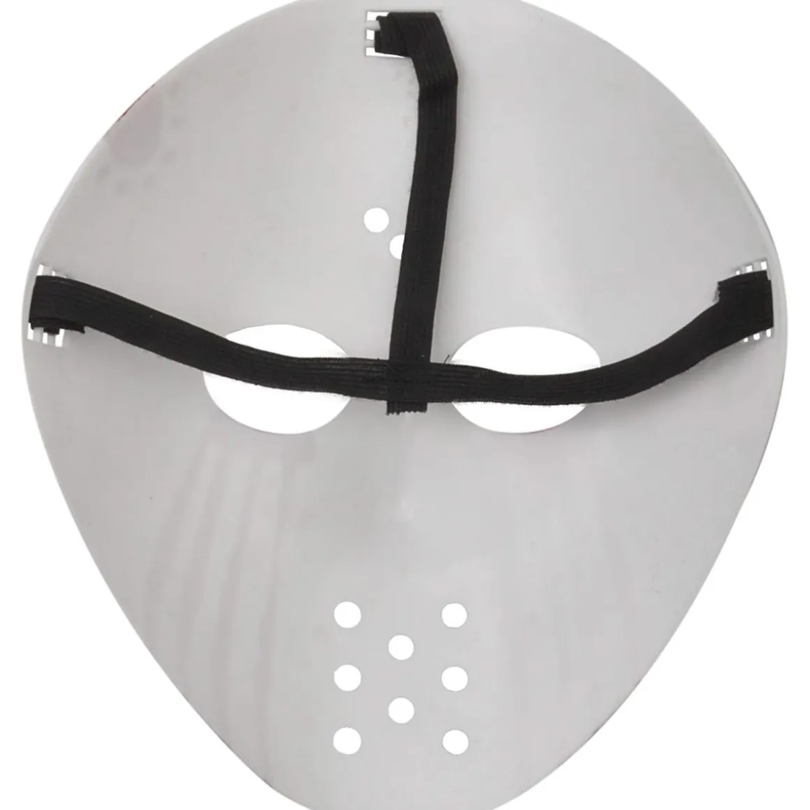 Máscara de hockey sangrienta viernes 13, color blanco/rojo, unisex ㅤ