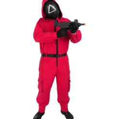 Máscara el Juego del Calamar triángulo - Oficial Netflix