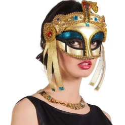 Máscara Veneciana Cleopatra Dorada ㅤ