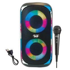 Music Star - Amplificador inalámbrico con luces LED