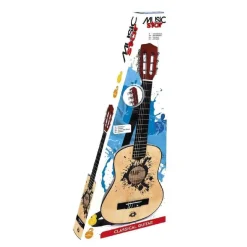 Music Star - Guitarra de madera 75 cm