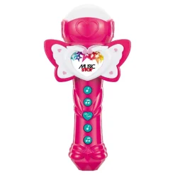 Music Star - Teclado con micrófono mariposa