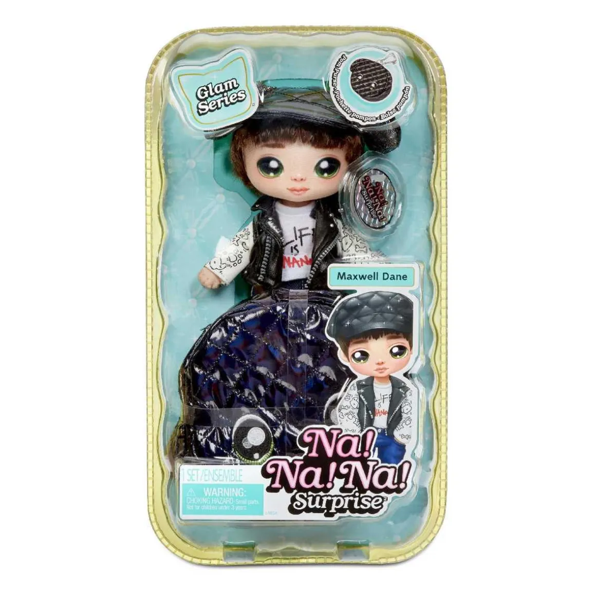 Na! Na! Na! Surprise 2-in-1 Pom Doll Glam Series - Maxwell Dane
