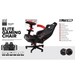 Next Level Racing - Elite Chair Black Leather & Suede Edition