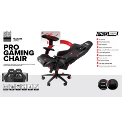 Next Level Racing - ProGaming Chair Black Leather & Suede Edition