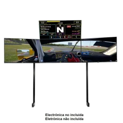Next Level Racing - Soporte cuatro monitores Elite Black