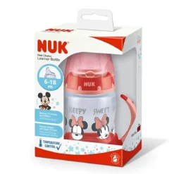 Nuk - Biberón aprendizaje First Choice Minnie 150 ml 6-18 meses