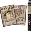 One Piece - Set 2 pósters Chibi Wanted Luffy & Ace 52 x 38 cm