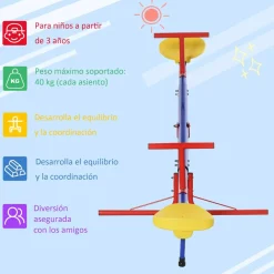 Outsunny - Balancín Giratorio 360° 180 cm