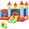 Outsunny - Castillo inflable infantil 4 en 1