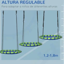 Outsunny - Columpio infantil nido