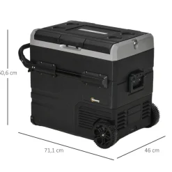 Outsunny - Nevera congelador portatil 45L Negro