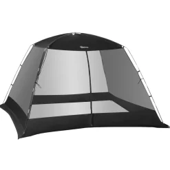 Outsunny - Tienda con mosquiteras 3x3x2 m Negro