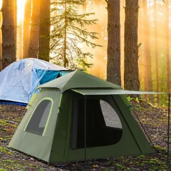Outsunny - Tienda de campaña Pop Up 210x210x150cm Verde