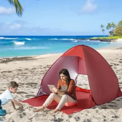 Outsunny - Tienda Pop Up playa Rojo