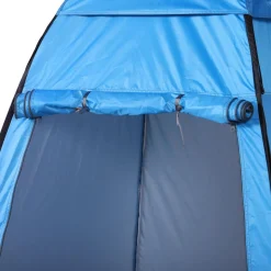 Outsunny - Tienda vestidor plegable 120x120x190 cm Azul