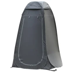 Outsunny - Tienda vestidor plegable 120x120x190 cm Negro