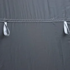 Outsunny - Tienda vestidor plegable 120x120x190 cm Negro