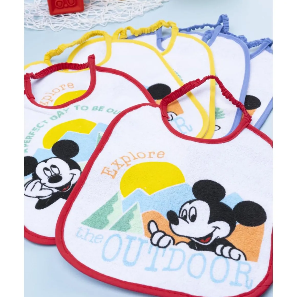 Pack 6 baberos grandes Disney Mickey