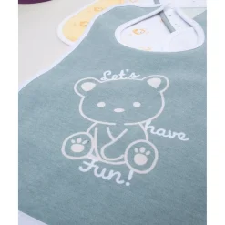 Pack 5 Baberos Impermeables Multicolor Animales