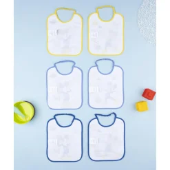 Pack 6 baberos niño Disney Mickey (tamaño pequeño)