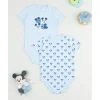 Pack 2 bodies bebé azules Disney Mickey