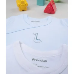 Pack 2 bodies bebé manga larga con dinosaurios