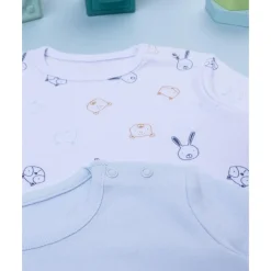 Pack 2 bodies de manga larga niño animalitos