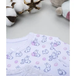 Pack 2 bodies de manga larga niña conejitos