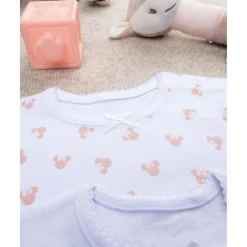 Pack 2 bodies niña Minnie de manga corta