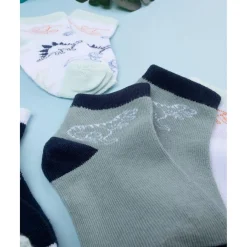 Pack 5 Calcetines Bebé Niño Dinosaurios Coloridos