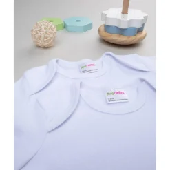 Pack 2 cuerpos blancos escote americano