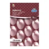 Pack 15 globos burdeos cromado