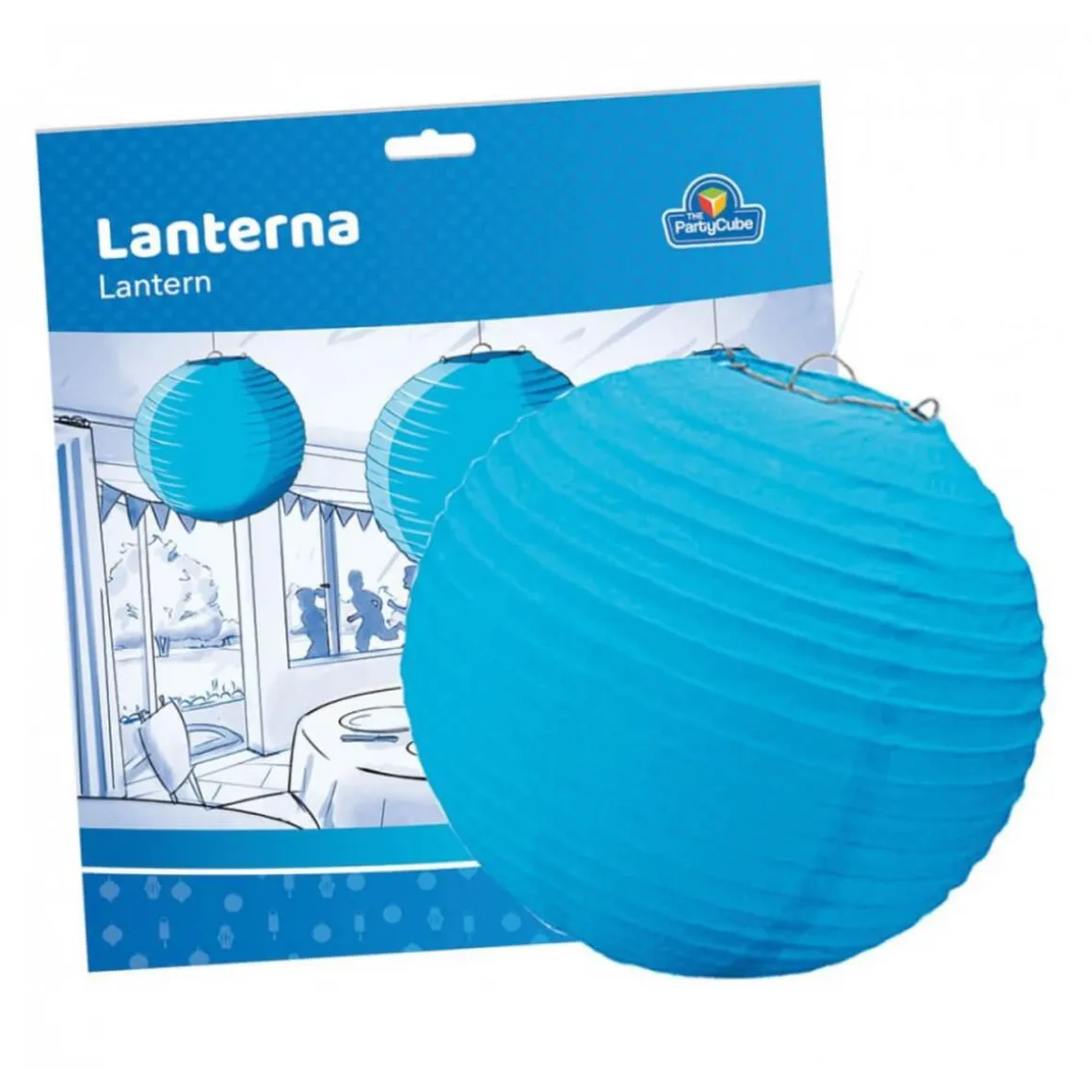 Pack 3 lámparas linterna azules