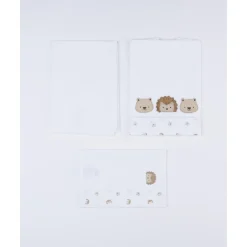 Pack 3 piezas cuna/capazo – animalitos