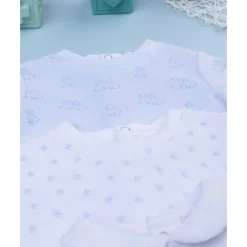 Pack 3 pijamas largos de terciopelo para bebé niño