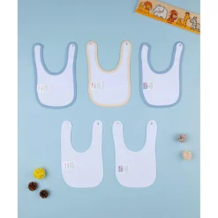 Pack de 5 baberos con estampado