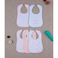 Pack de 5 Baberos de Rizo para Niña