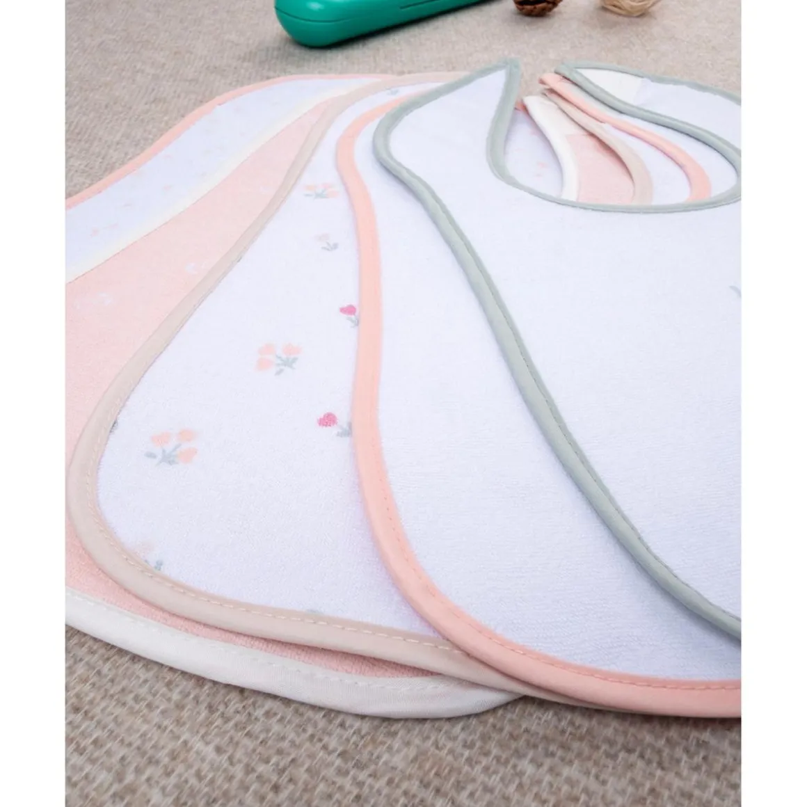 Pack de 5 Baberos de Rizo para Niña