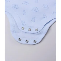 Pack de 5 bodies de manga corta blanco y azul