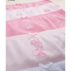 Pack de 5 braguitas niña rosa