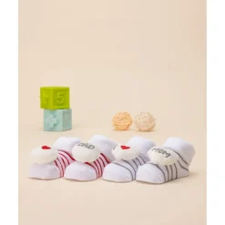 Pack de 2 Calcetines "Love" para Recién Nacido