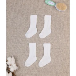 Pack de 2 calcetines primeros días en lana y poliéster suave