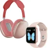 Pack Smartwatch + Auriculares Rosa