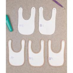 Pack x5 baberos interlock